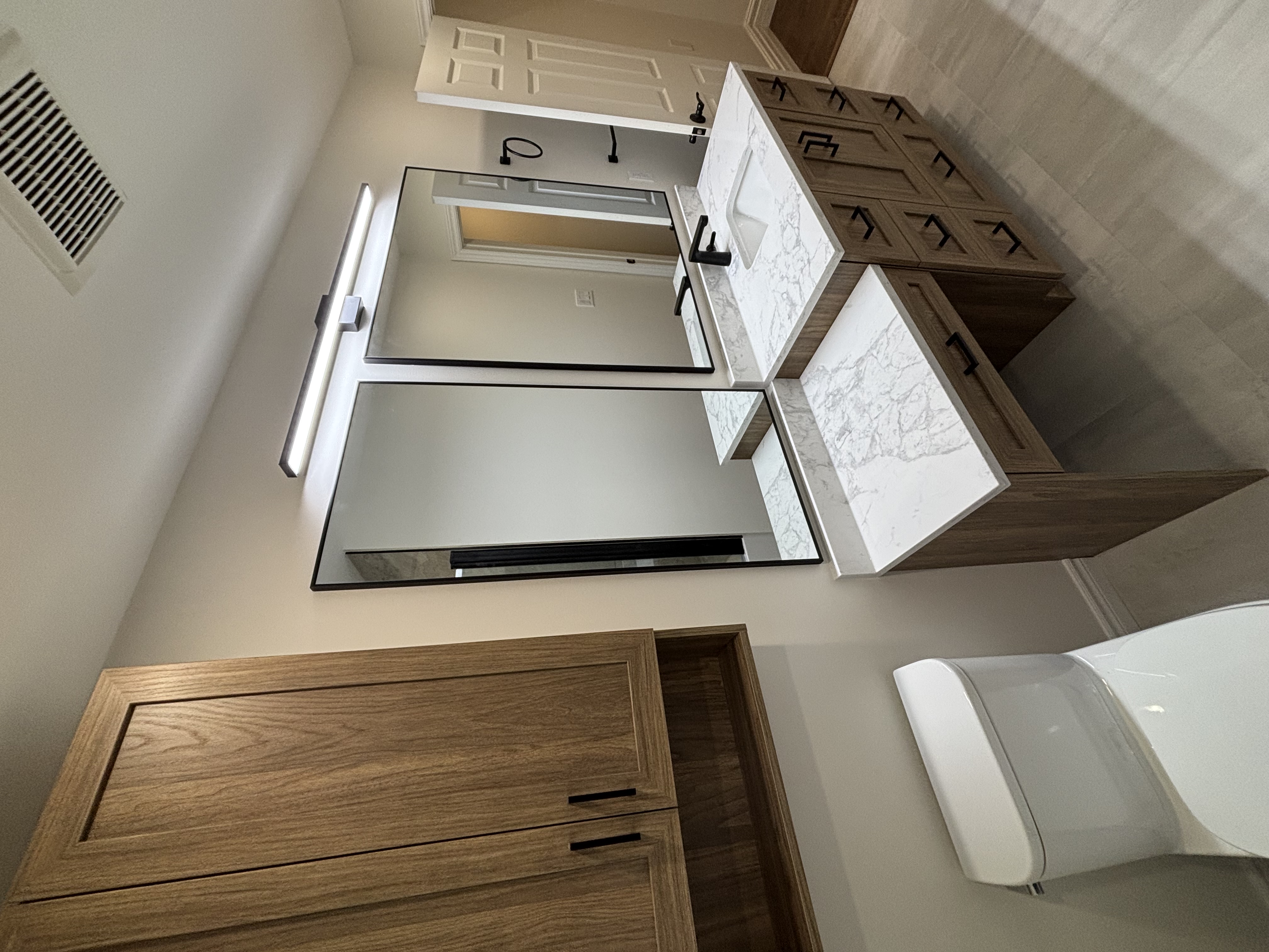 After the washroom renovation (vanity)